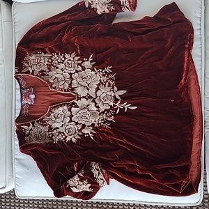 Johnny Was Velvet Tunic